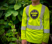 Load image into Gallery viewer, Sub. Youth HIVIS Yellow Long Sleeves w/ Reflectors