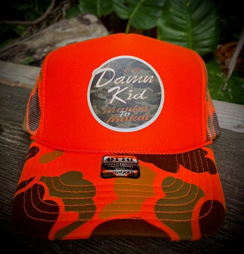 Neon Orange Trucker Hat