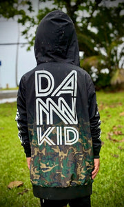 Youth Sub. Faded Camo Windbreaker Jacket