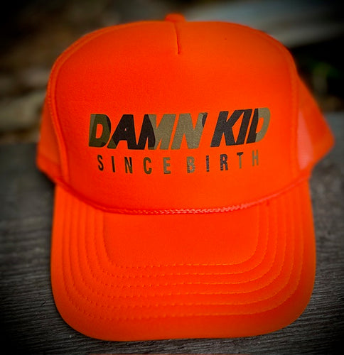 Neon Orange Trucker Hat