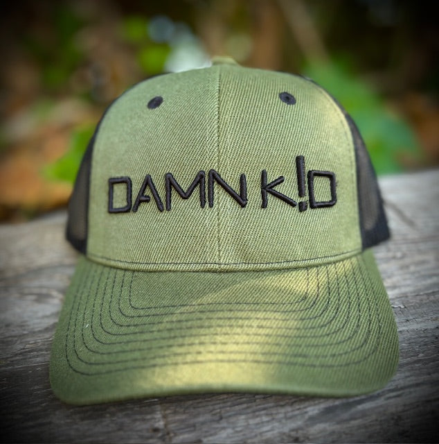 DAMN K!D Olive Green Cap